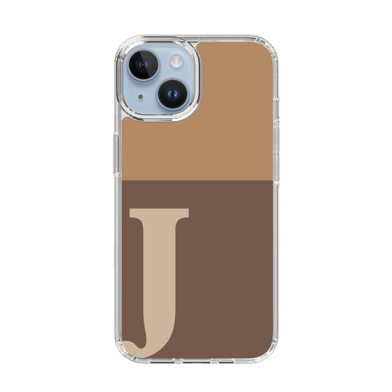Slim Protection Case［ Original - initial two tone - J brown ］