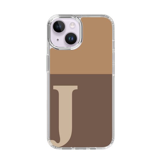 Slim Protection Case［ Original - initial two tone - J brown ］