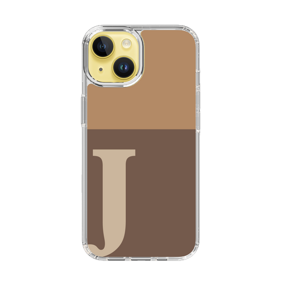 Slim Protection Case［ Original - initial two tone - J brown ］