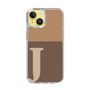 Slim Protection Case［ Original - initial two tone - J brown ］