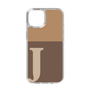 Slim Protection Case［ Original - initial two tone - J brown ］