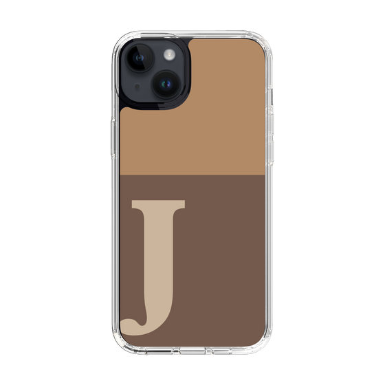 Slim Protection Case［ Original - initial two tone - J brown ］