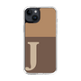 Slim Protection Case［ Original - initial two tone - J brown ］