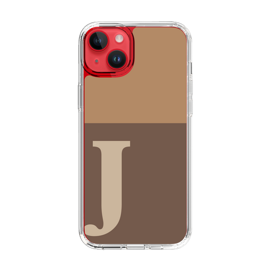 Slim Protection Case［ Original - initial two tone - J brown ］