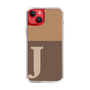 Slim Protection Case［ Original - initial two tone - J brown ］