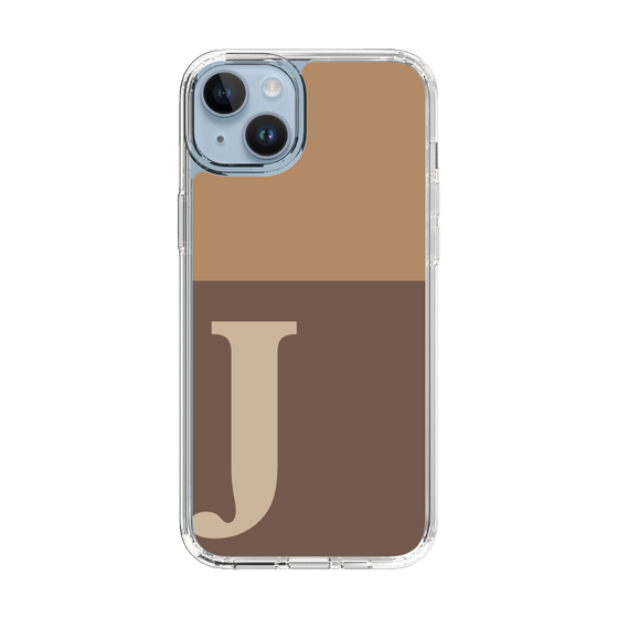 Slim Protection Case［ Original - initial two tone - J brown ］