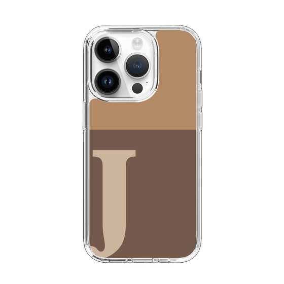Slim Protection Case［ Original - initial two tone - J brown ］