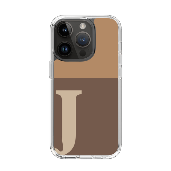 Slim Protection Case［ Original - initial two tone - J brown ］