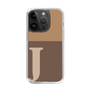 Slim Protection Case［ Original - initial two tone - J brown ］