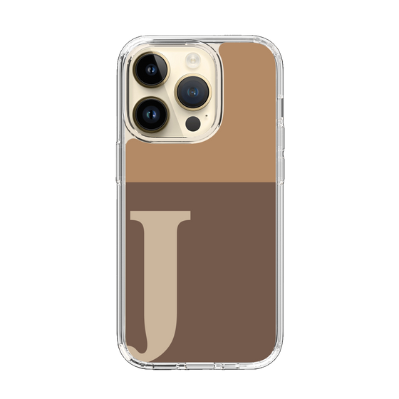 Slim Protection Case［ Original - initial two tone - J brown ］