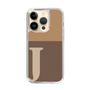 Slim Protection Case［ Original - initial two tone - J brown ］