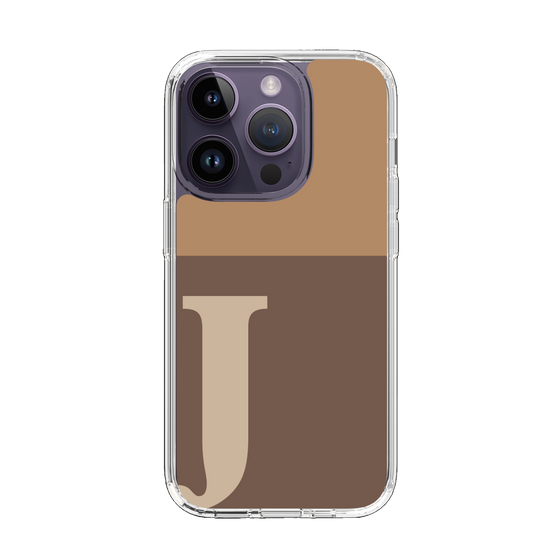 Slim Protection Case［ Original - initial two tone - J brown ］