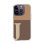 Slim Protection Case［ Original - initial two tone - J brown ］