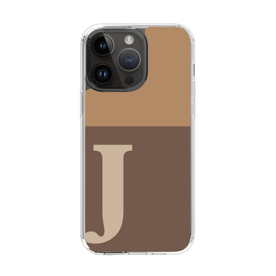 Slim Protection Case［ Original - initial two tone - J brown ］