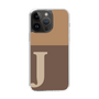Slim Protection Case［ Original - initial two tone - J brown ］