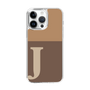 Slim Protection Case［ Original - initial two tone - J brown ］