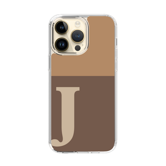 Slim Protection Case［ Original - initial two tone - J brown ］
