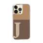 Slim Protection Case［ Original - initial two tone - J brown ］