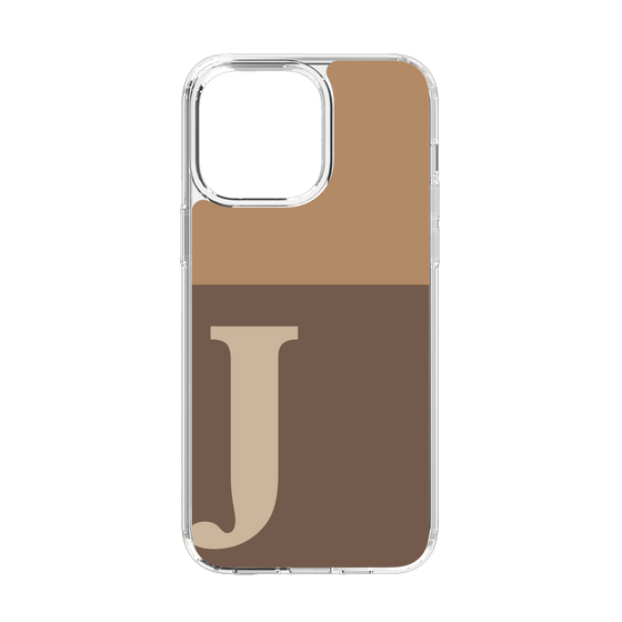 Slim Protection Case［ Original - initial two tone - J brown ］