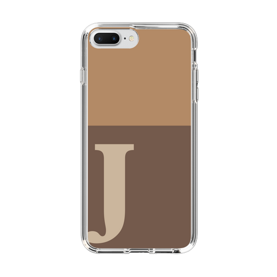 Slim Protection Case［ Original - initial two tone - J brown ］
