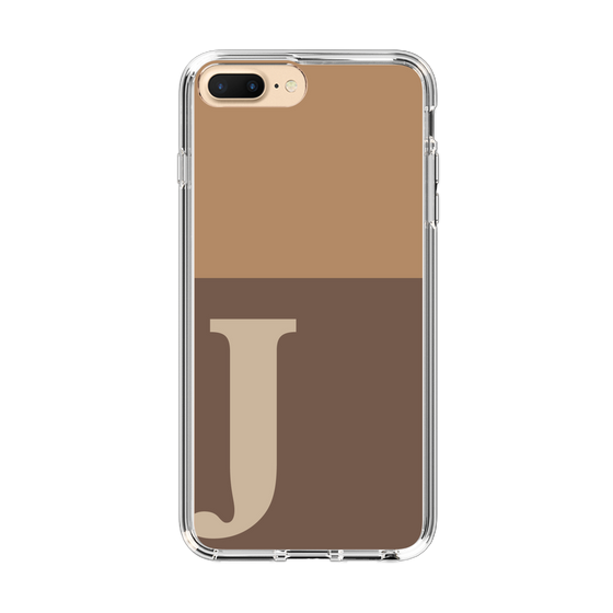 Slim Protection Case［ Original - initial two tone - J brown ］