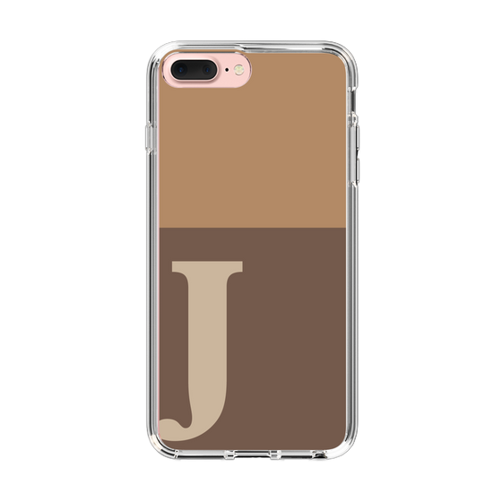 Slim Protection Case［ Original - initial two tone - J brown ］