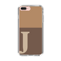 Slim Protection Case［ Original - initial two tone - J brown ］