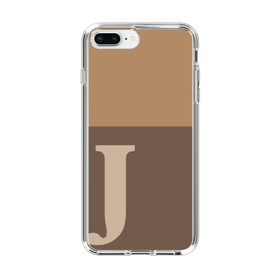 Slim Protection Case［ Original - initial two tone - J brown ］