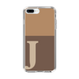 Slim Protection Case［ Original - initial two tone - J brown ］