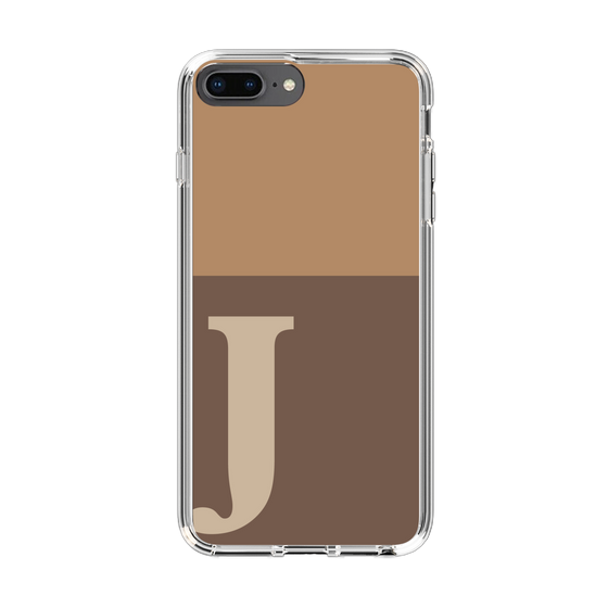 Slim Protection Case［ Original - initial two tone - J brown ］