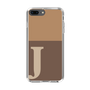 Slim Protection Case［ Original - initial two tone - J brown ］