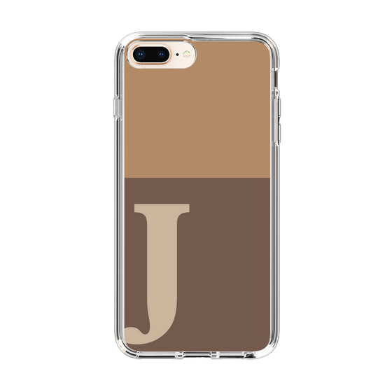 Slim Protection Case［ Original - initial two tone - J brown ］