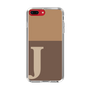 Slim Protection Case［ Original - initial two tone - J brown ］