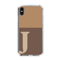 Slim Protection Case［ Original - initial two tone - J brown ］
