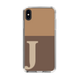 Slim Protection Case［ Original - initial two tone - J brown ］