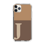Slim Protection Case［ Original - initial two tone - J brown ］