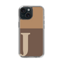 Slim Protection Case［ Original - initial two tone - J brown ］