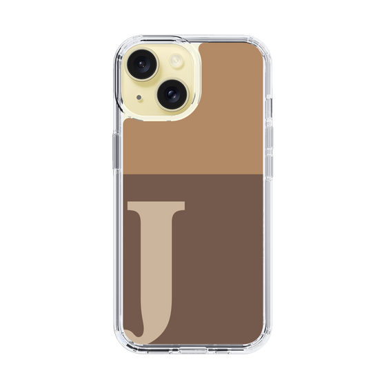 Slim Protection Case［ Original - initial two tone - J brown ］