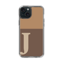Slim Protection Case［ Original - initial two tone - J brown ］
