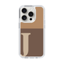 Slim Protection Case［ Original - initial two tone - J brown ］