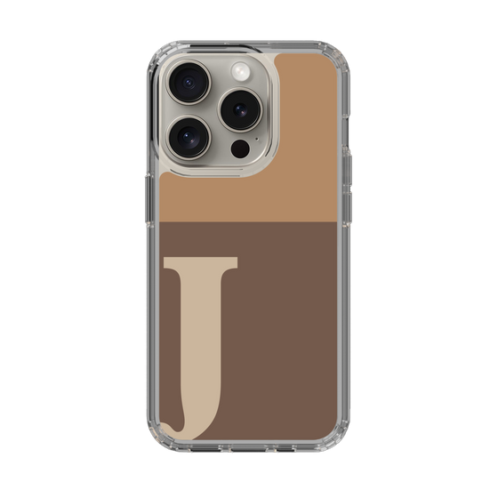 Slim Protection Case［ Original - initial two tone - J brown ］