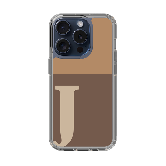Slim Protection Case［ Original - initial two tone - J brown ］