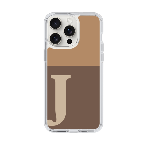 Slim Protection Case［ Original - initial two tone - J brown ］