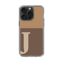 Slim Protection Case［ Original - initial two tone - J brown ］