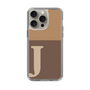 Slim Protection Case［ Original - initial two tone - J brown ］