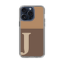 Slim Protection Case［ Original - initial two tone - J brown ］