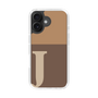 Slim Protection Case［ オリジナル - initial two tone - J brown ］
