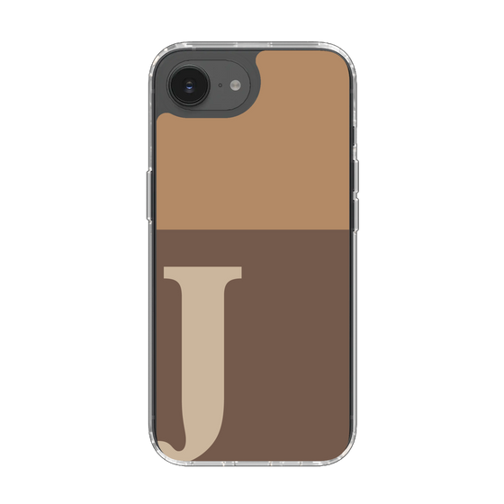 Slim Protection Case［ Original - initial two tone - J brown ］