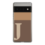 Slim Protection Case［ Original - initial two tone - J brown ］
