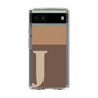 Slim Protection Case［ Original - initial two tone - J brown ］